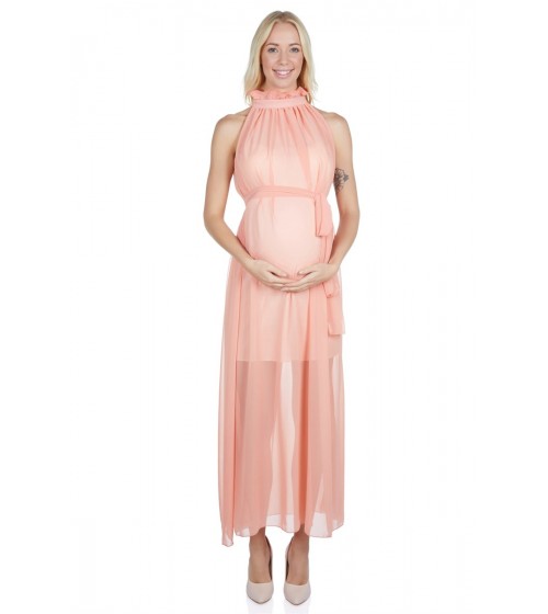 LuvmaBelly  Maternity 5201 İtalyan Şifon Hamile Abiye Elbise