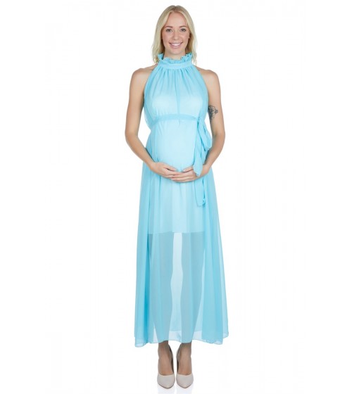 LuvmaBelly  Maternity 5202 İtalyan Şifon Hamile Abiye Elbise
