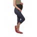 LuvmaBelly  Maternity 8015 - 100% Pamuklu Kot Görünümlü Göbek Destekli Tayt