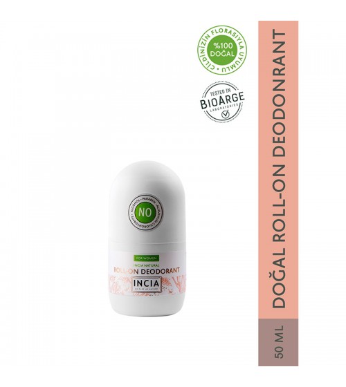 INCIA Kadınlar için Doğal Roll-On Deodorant 50 ml