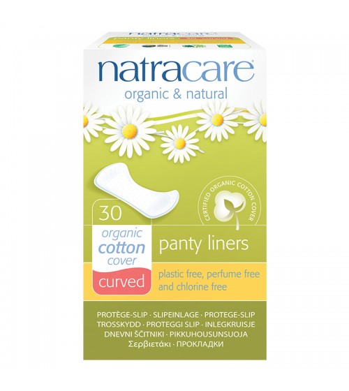 Natracare Organic Cotton Cover Curved - 30Adet
